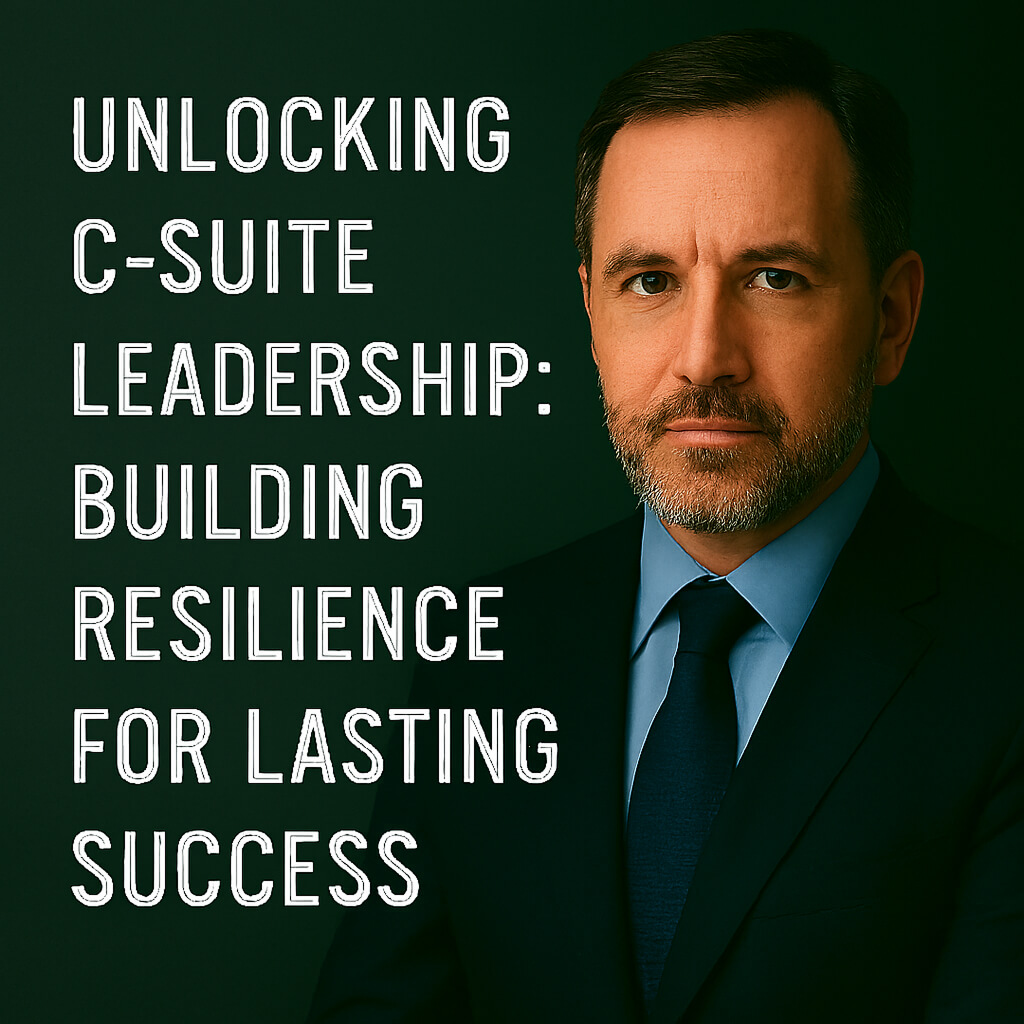 Unlocking C-Suite Leadership: Building Resilience for Lasting Success