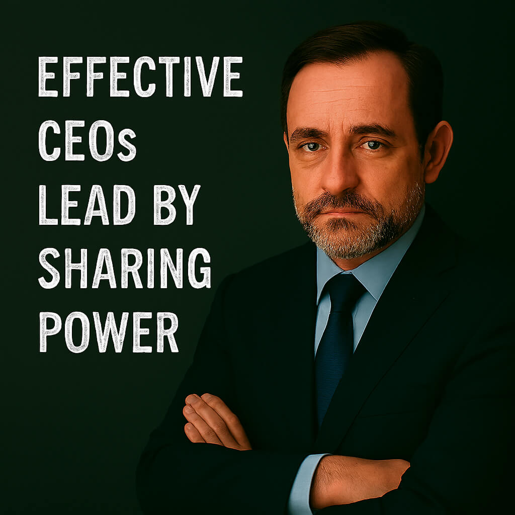 Effective CEOs Lead by Sharing Power