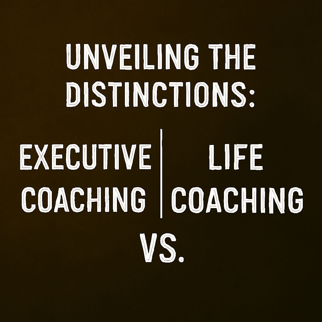 Unveiling the Distinctions: Executive Coaching vs. Life Coaching