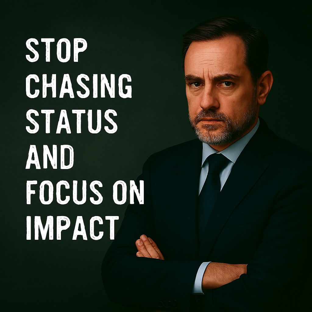 Stop Chasing Status and Focus on IMPACT