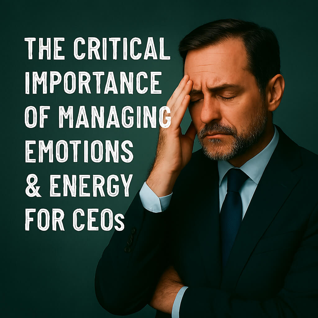 The Critical Importance of Managing Emotions & Energy for CEOs