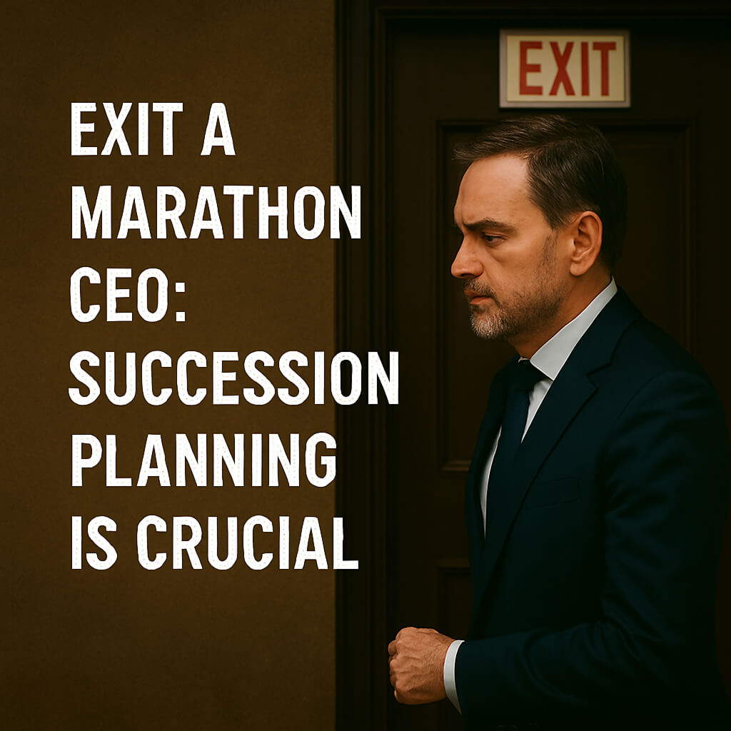 Exit a Marathon CEO: Succession Planning Is Crucial