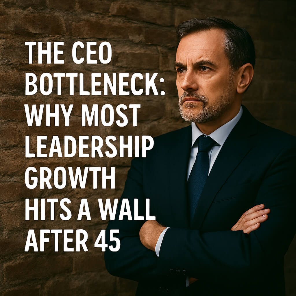 The CEO Bottleneck: Why Most Leadership Growth Hits a Wall After 45